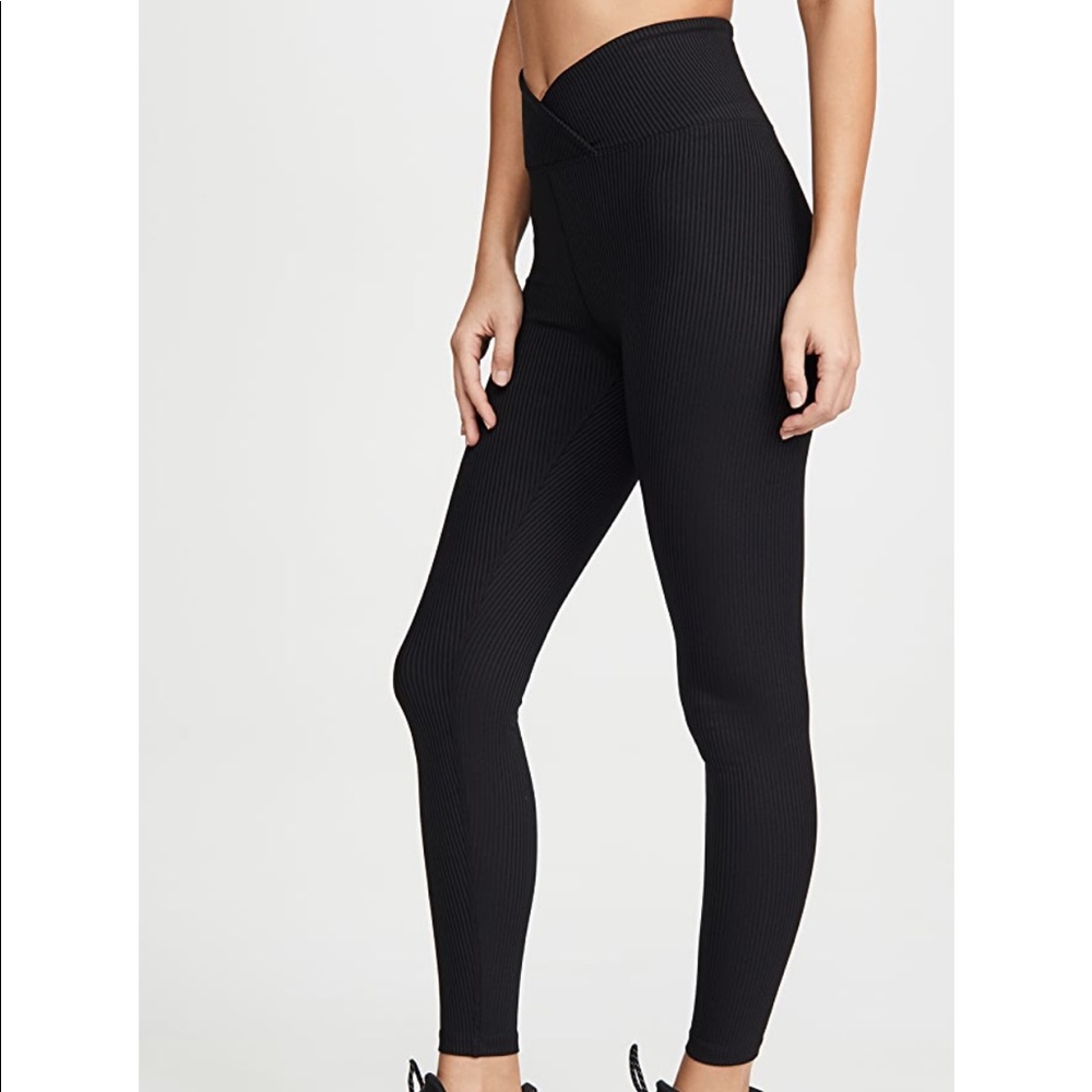 Carbon38 Year of Ours v-waist ribbed legging - Picture 2 of 8